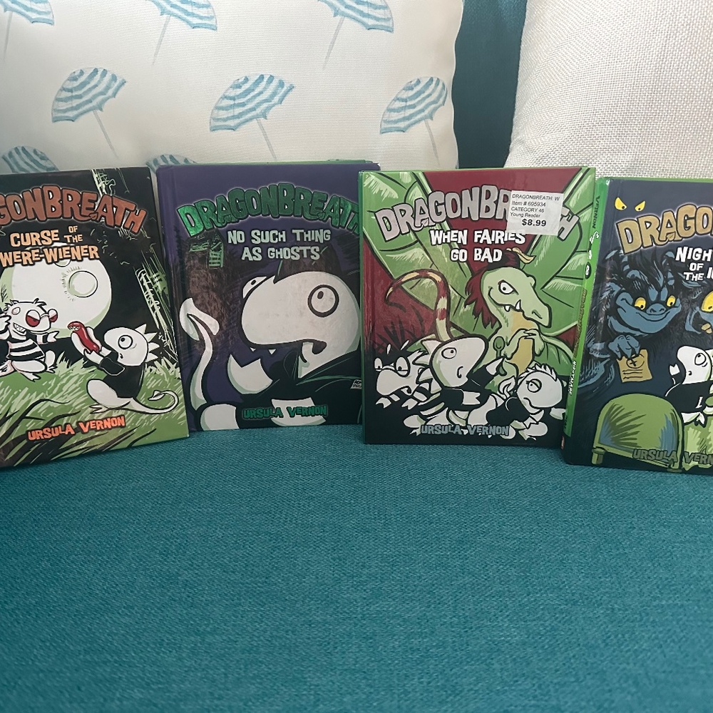 4 Dragonbreath books by Ursula Vernon